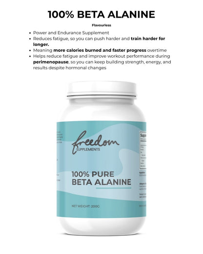 100% Pure Beta Alanine — Train Harder. Fatigue Less.