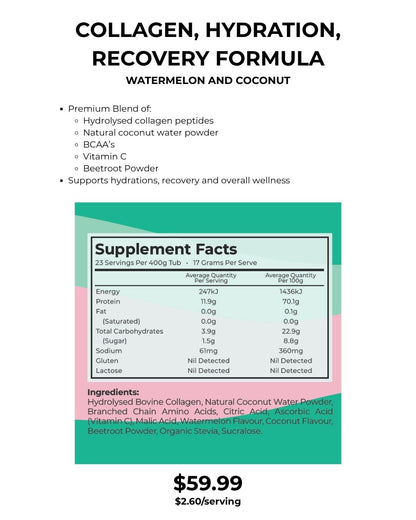 Collagen Hydration & Recovery — Watermelon Coconut