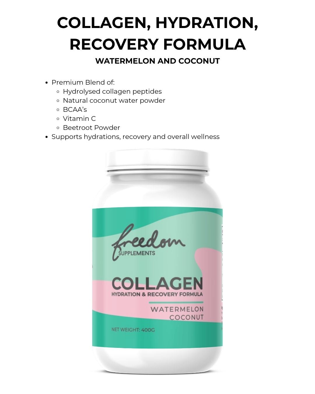 Collagen Hydration & Recovery — Watermelon Coconut