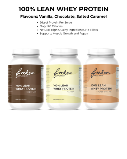 100% Lean Whey Protein — Clean, High-Performance Protein