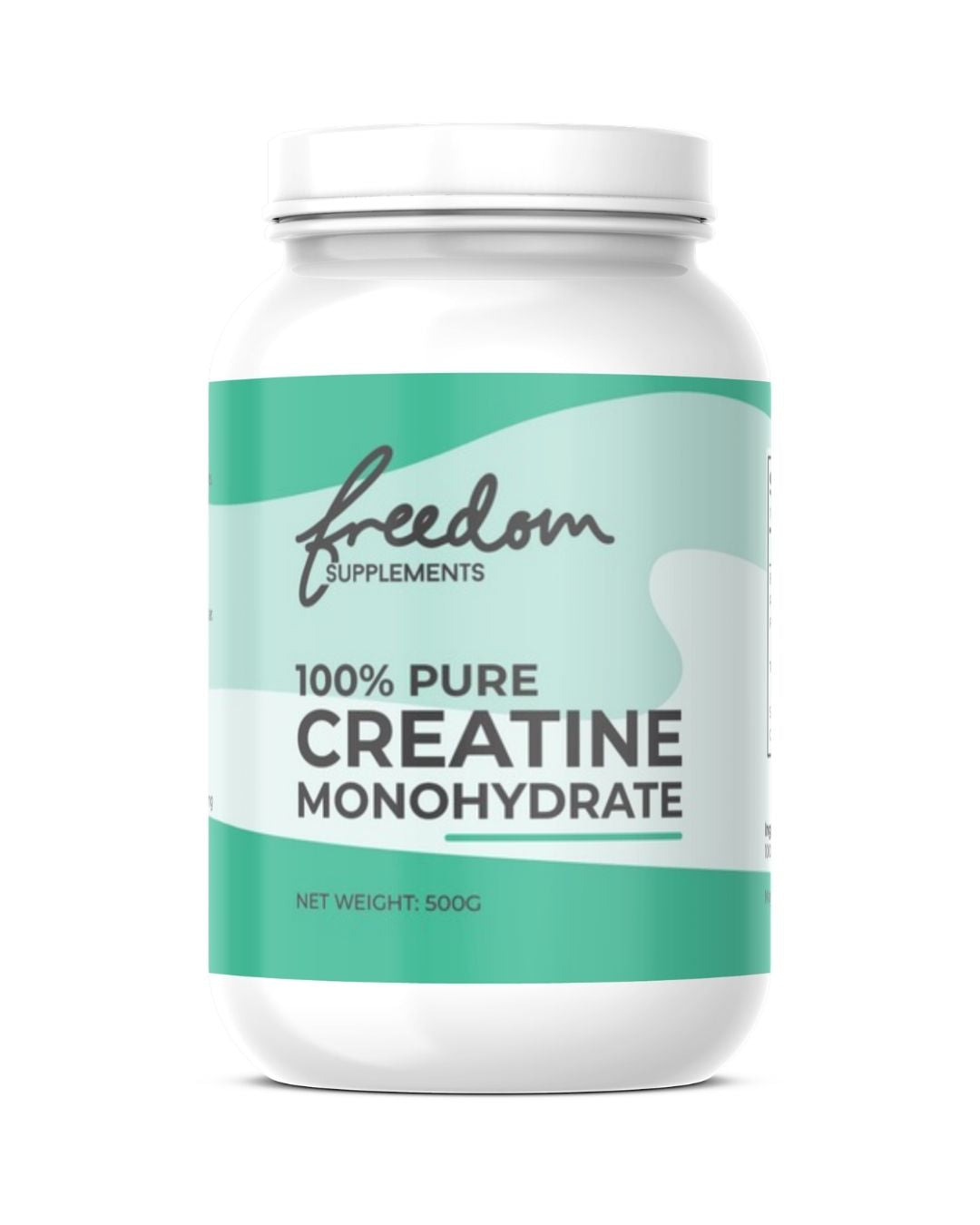 100% Pure Creatine Monohydrate — Stronger. Every Session. Flavourless. 500g Tub.
