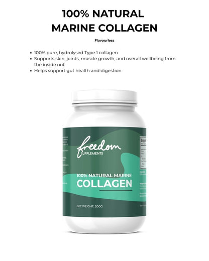 100% Natural Marine Collagen — Pure Type 1 Collagen, Every Day