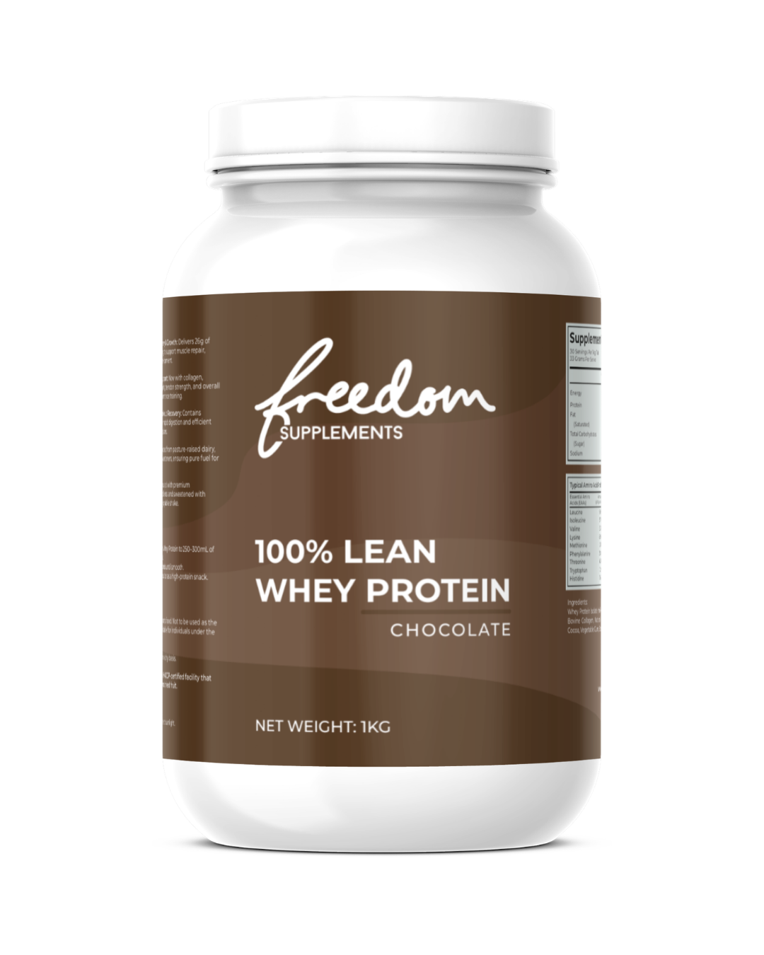 100% Lean Whey Protein — Clean, High-Performance Protein